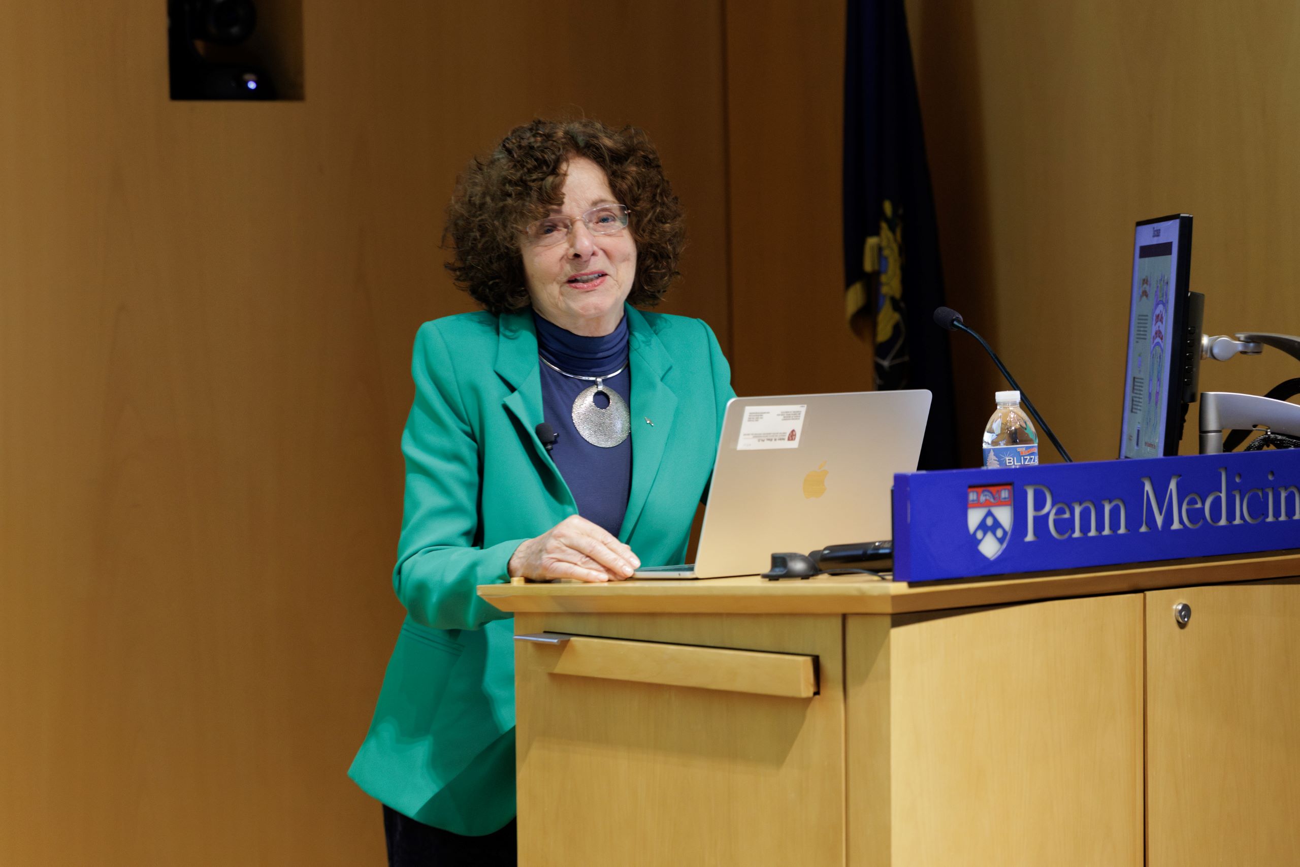 Dr. Helen Blau talks at the 2026 Ralph L. Brinster Symposium.