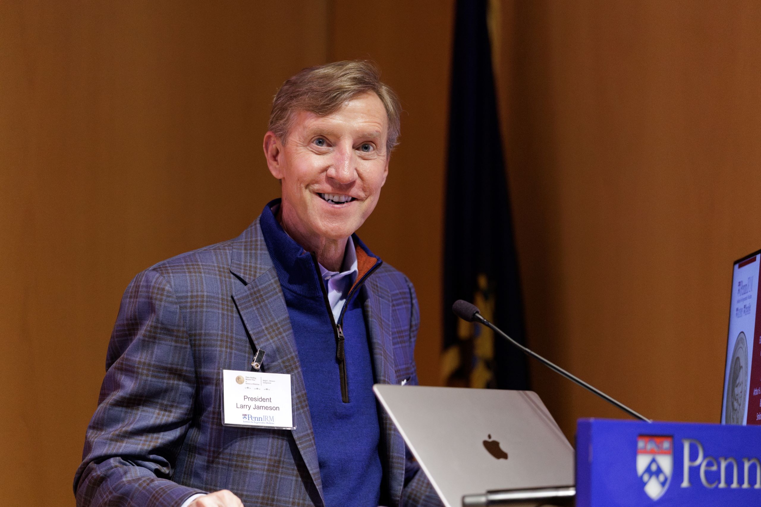 President Jameson provides remarks at the 2026 Elaine Redding Brinster Prize Ceremony.