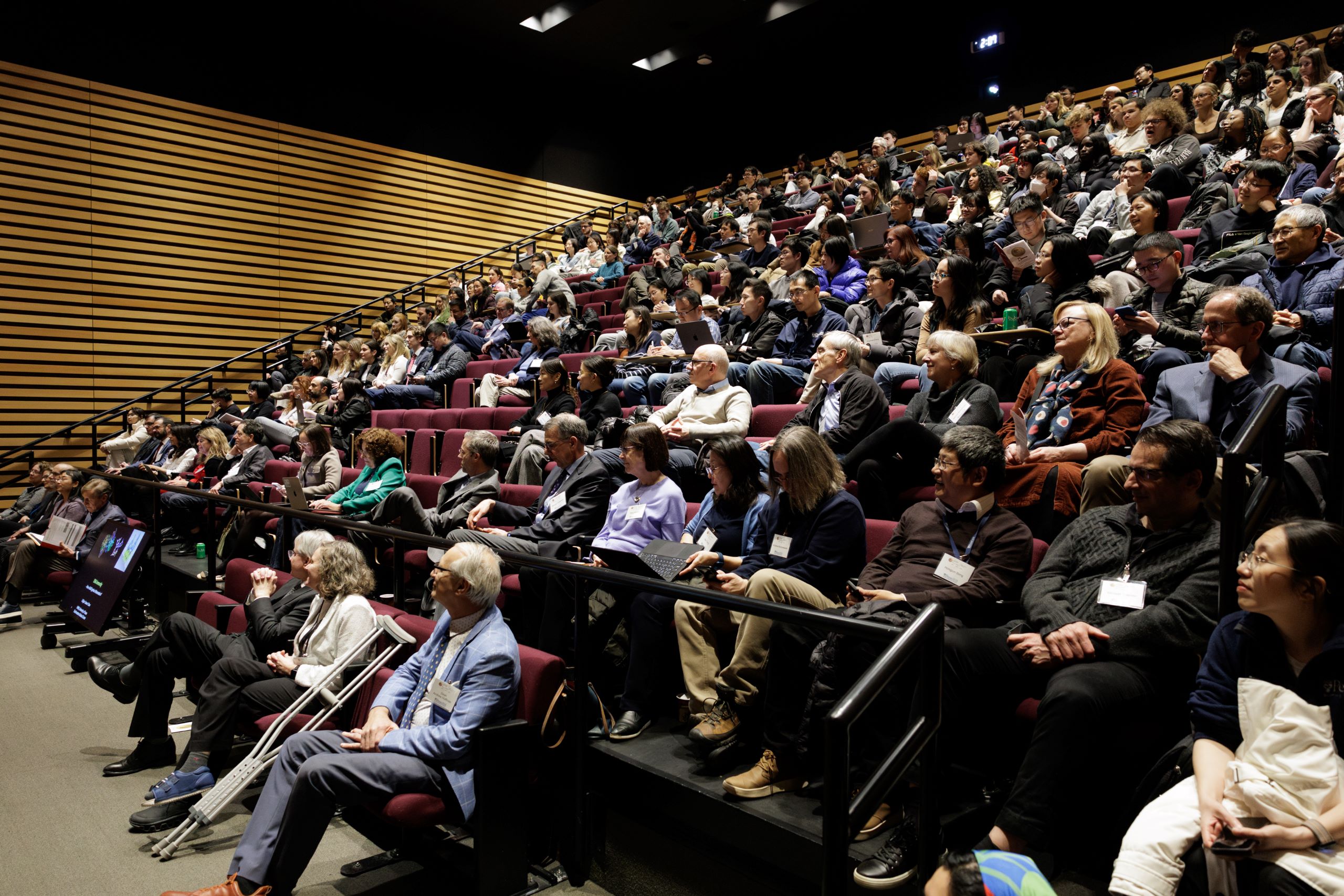 Photograph of the audience during the 2026 Elaine Redding Brinster prize ceremony.